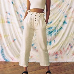 Urban Terra High-Waisted Paper-Bag Pants XS